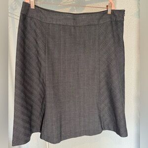 CJ Banks Charcoal A-Line Skirt